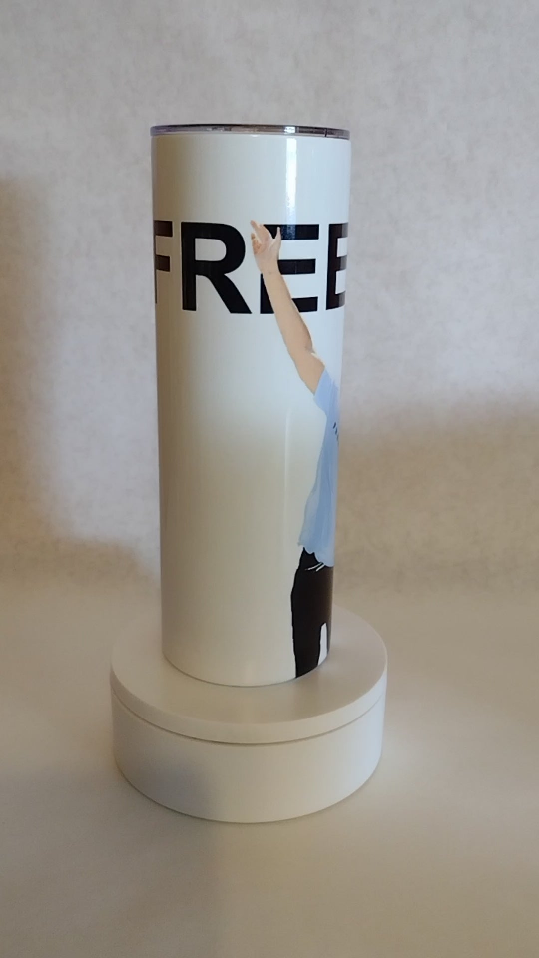 Charlie Kirk Freedom Tumbler  Freckle Farms of Texas