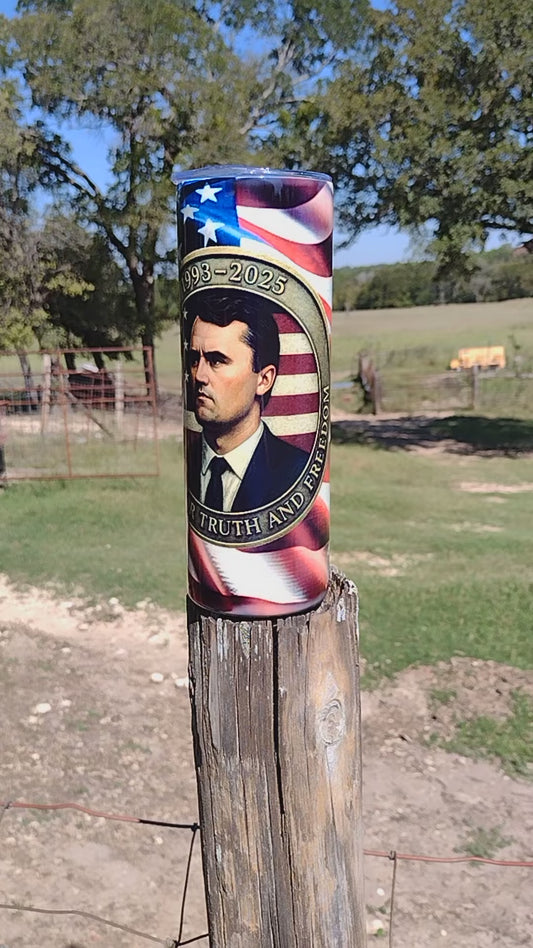 Charlie Kirk Medallion Tumbler
